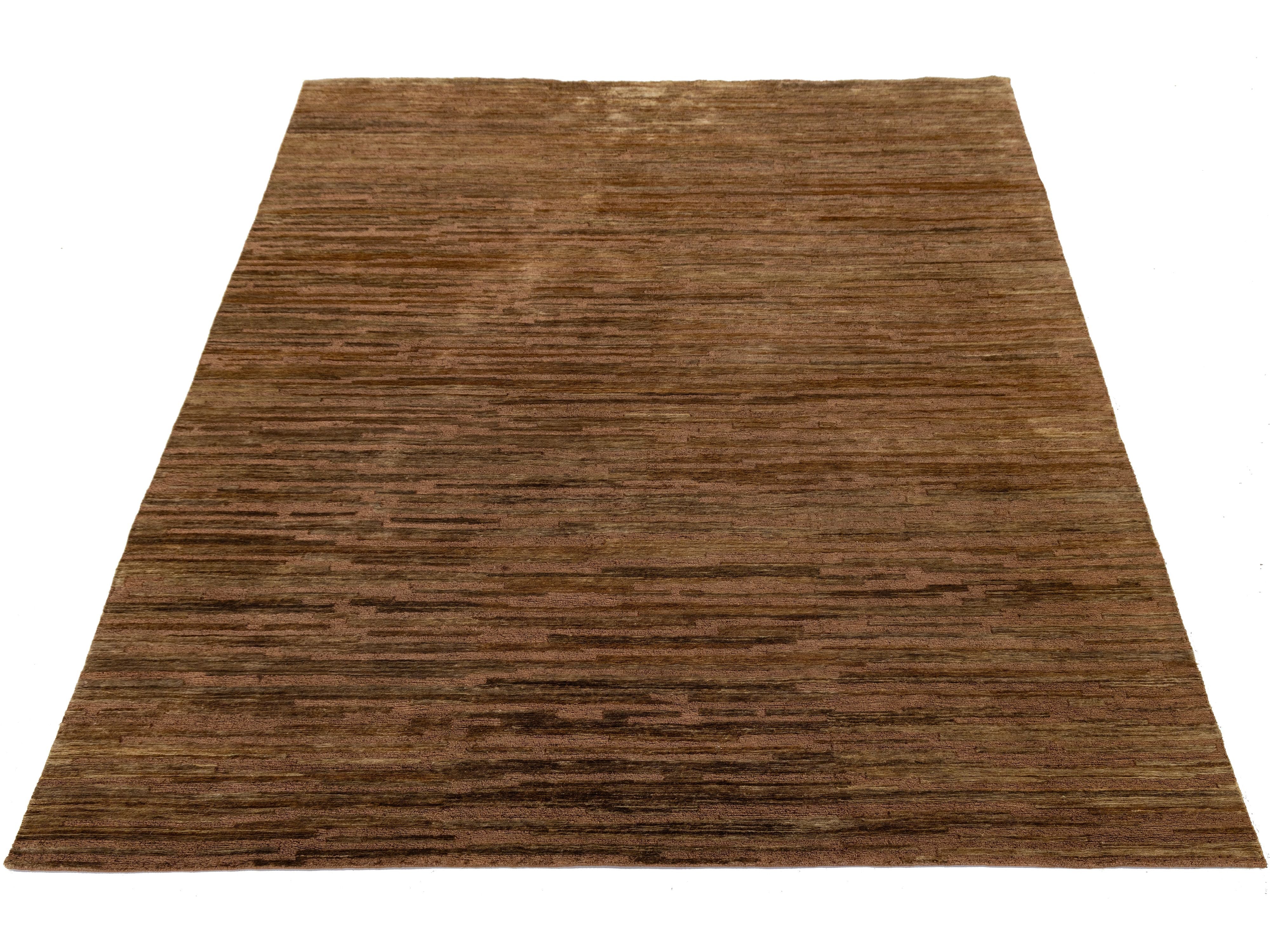 Modern Soumak Wool Rug 9 X 12