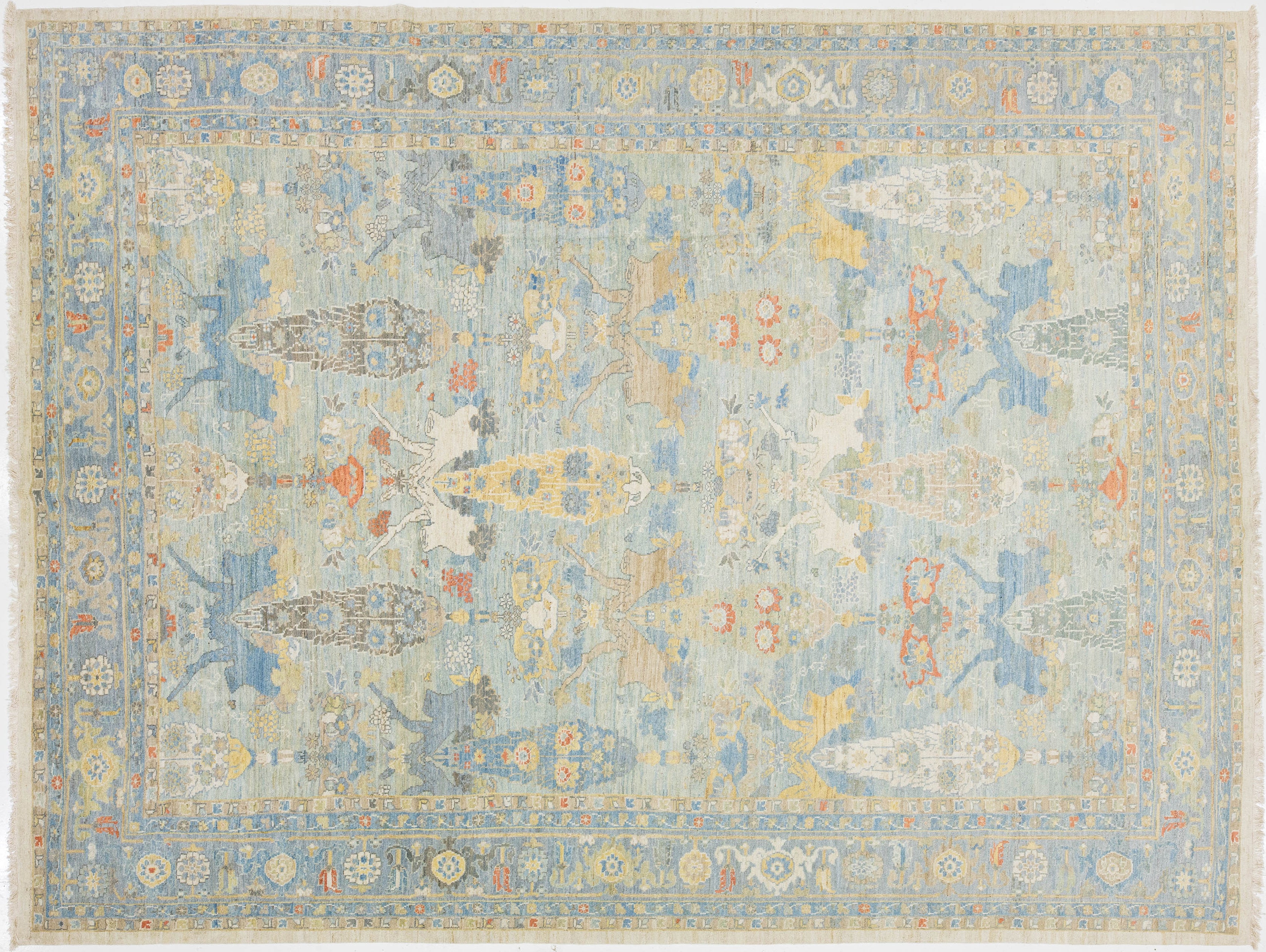 Modern Sultanabad Wool Rug 12 X 16