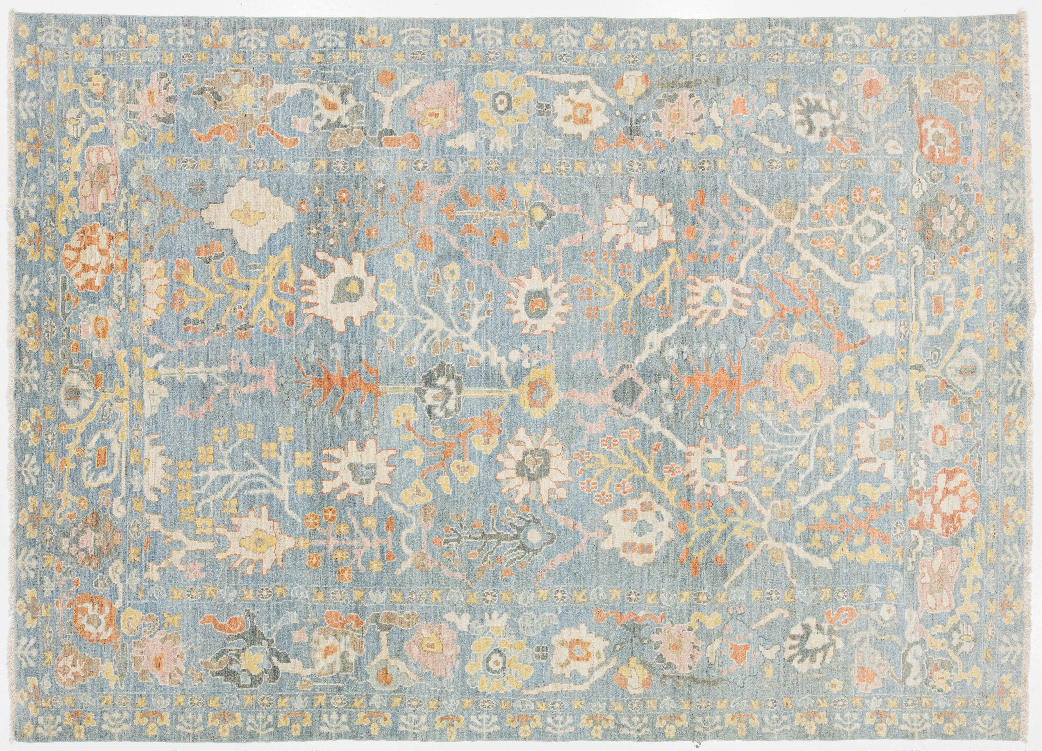 Modern Sultanabad Wool Rug 9 X 12