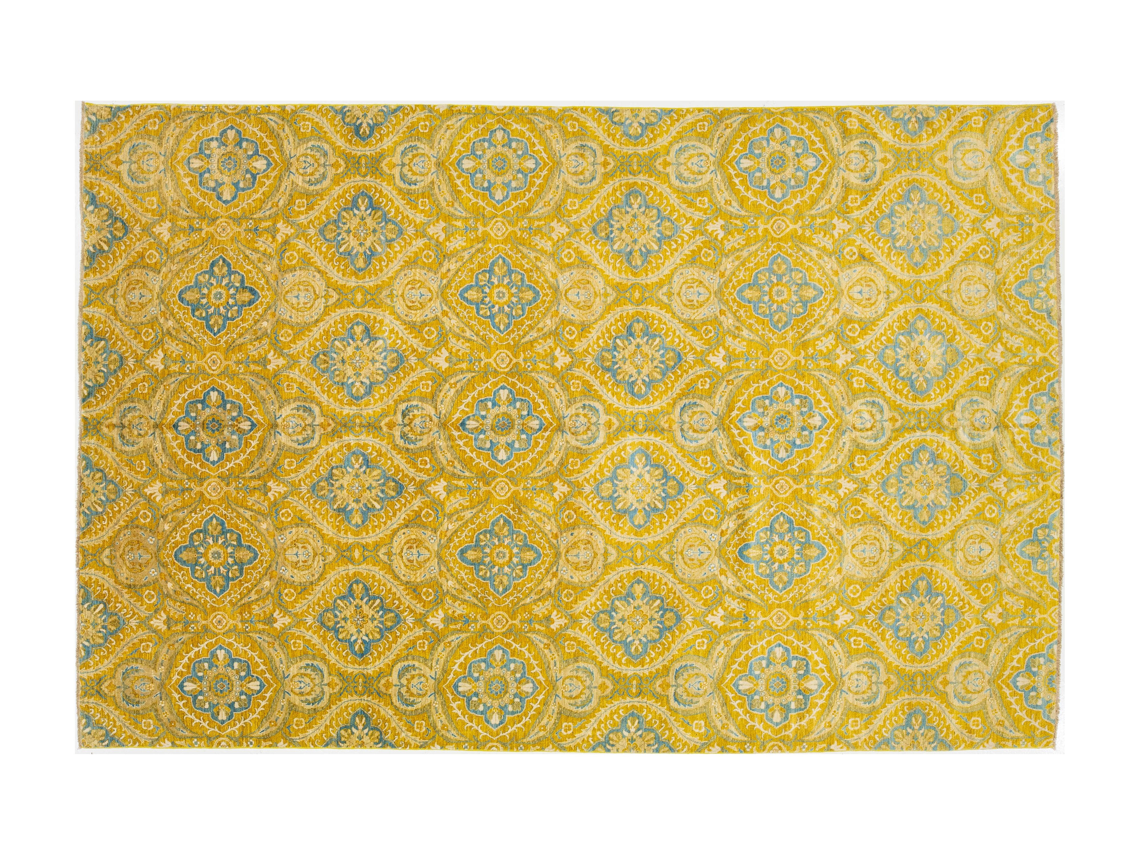 Modern Overdyed Wool Rug 10 X 15