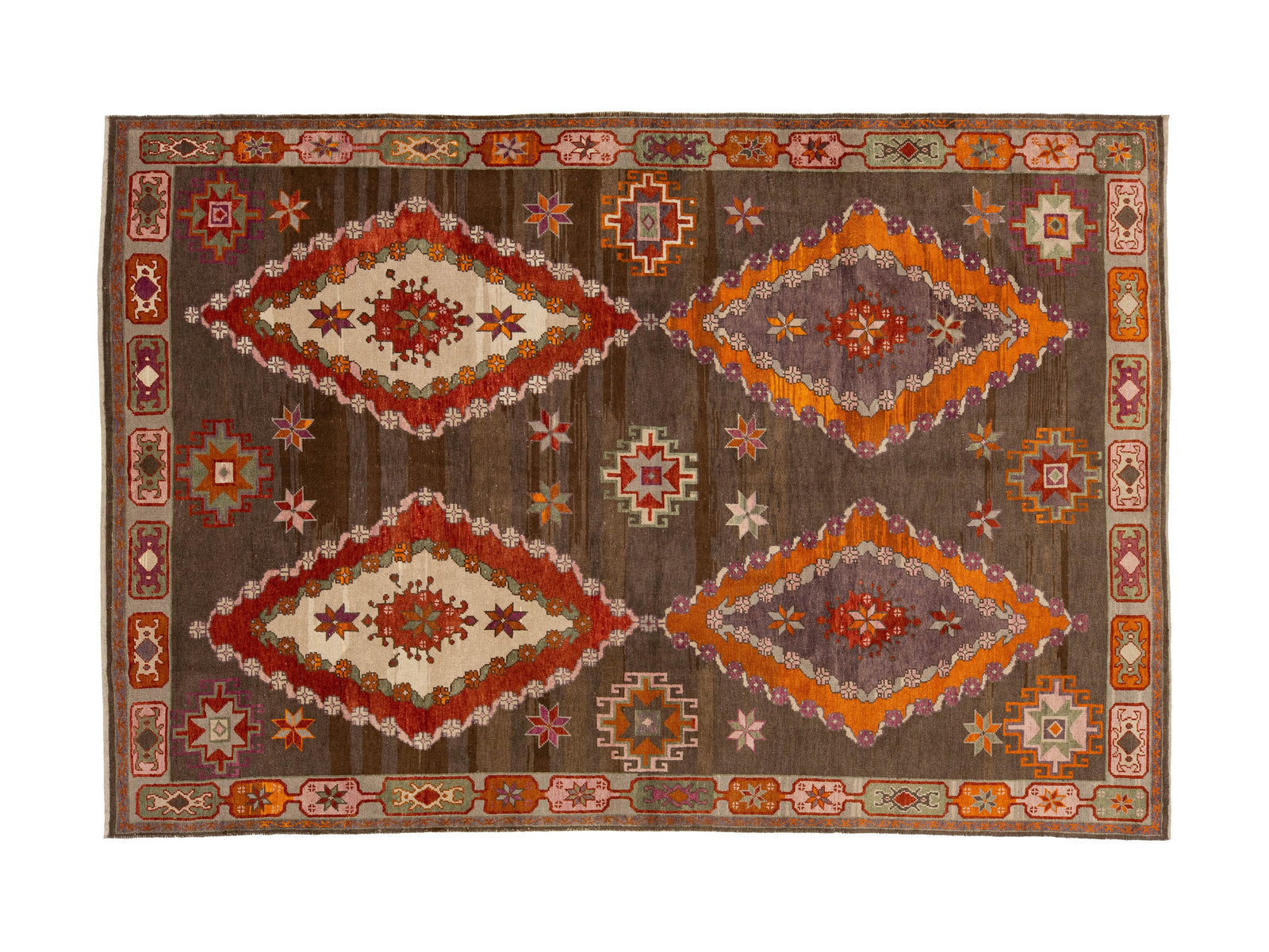 Modern Turkish Kars Wool Rug 10 X 15