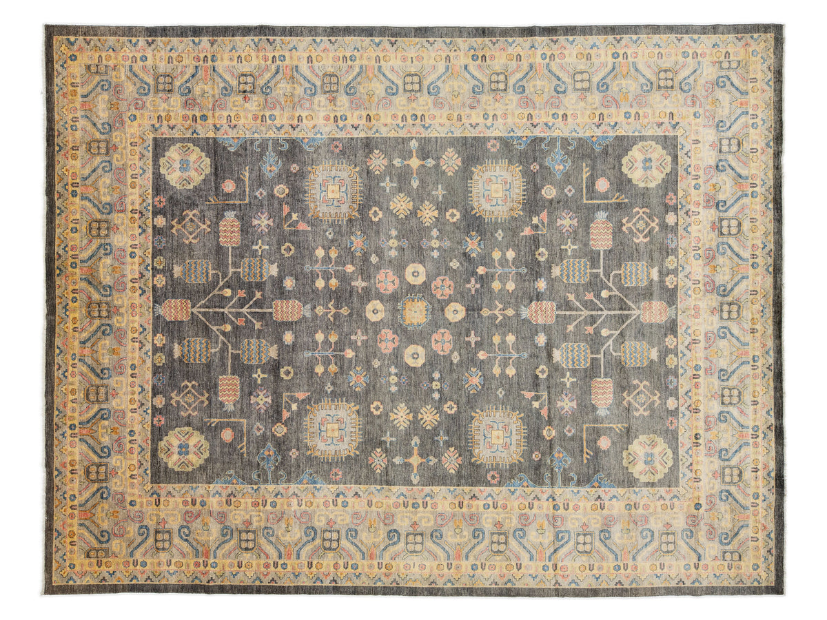 Modern Kothan Wool Rug 12 X 15