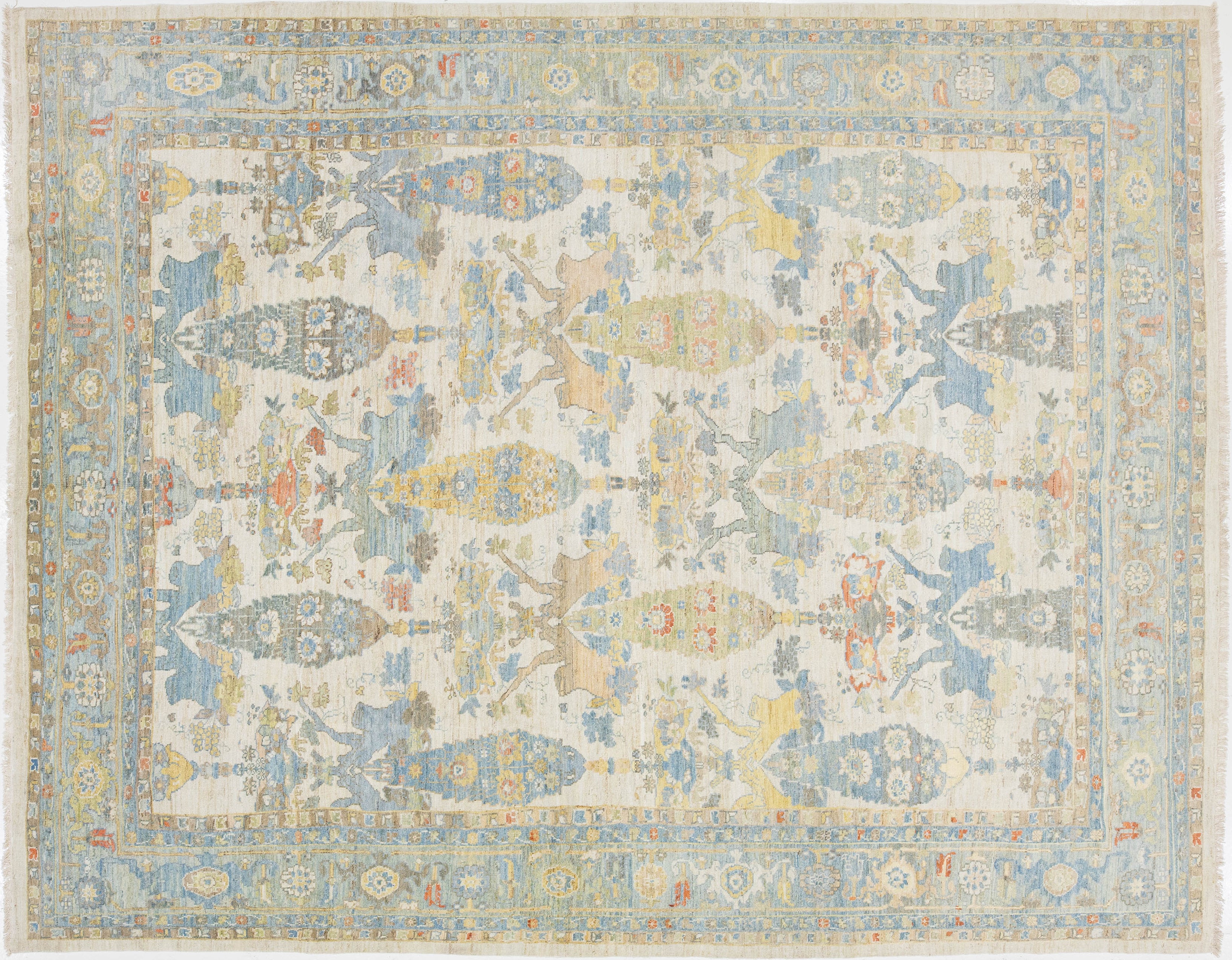 Modern Sultanabad Wool Rug 12 X 15