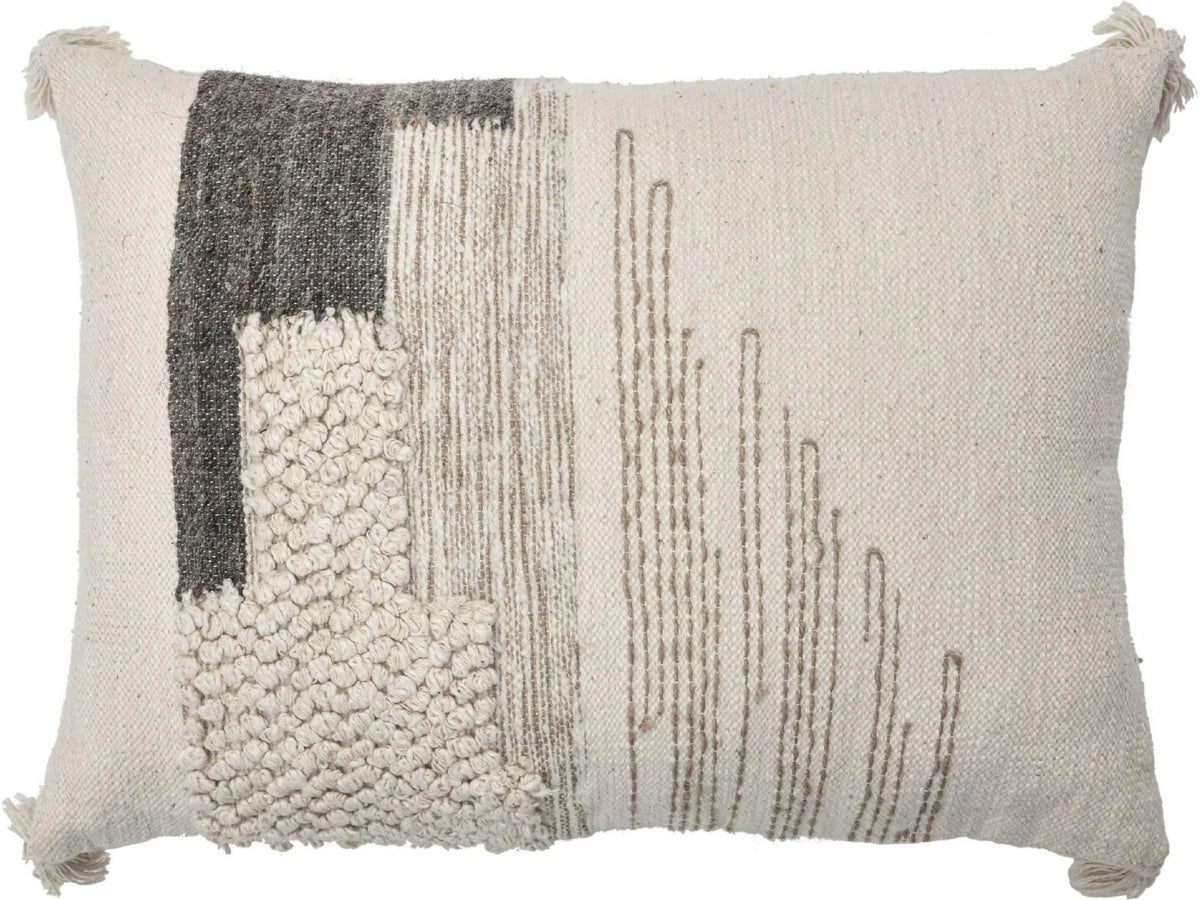 Modern Wool and Cotton Pillow