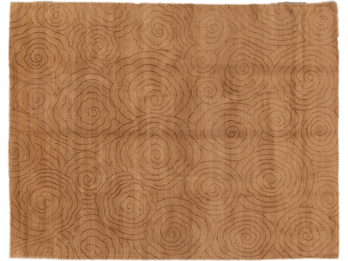 Modern Tibetan Wool Rug 8 X 11