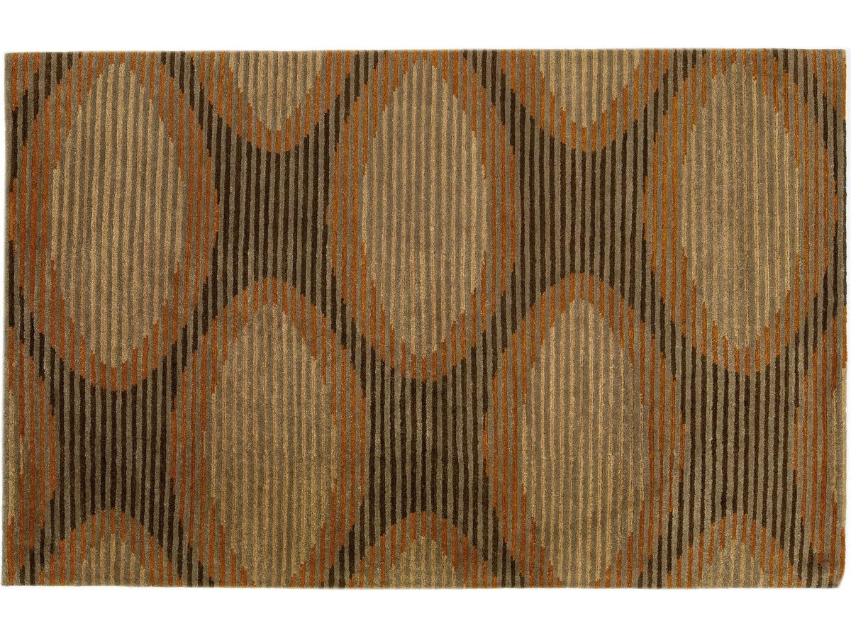 Modern Tufenkian Wool Rug 6 X 9