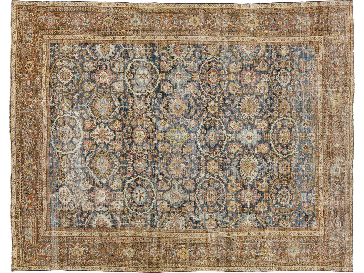Antique Mahal Wool Rug 10 X 13