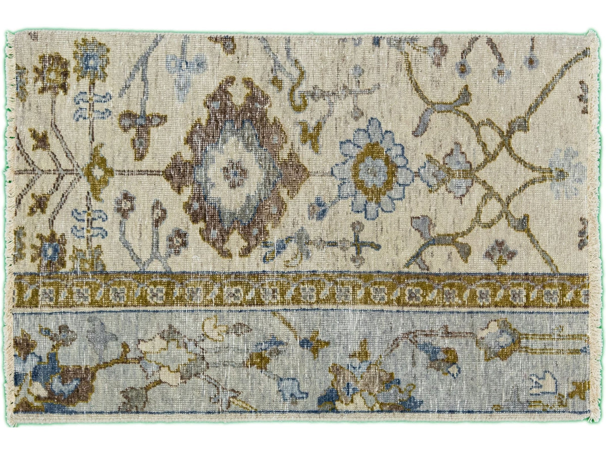 Modern Tabriz Style Wool Custom Rug