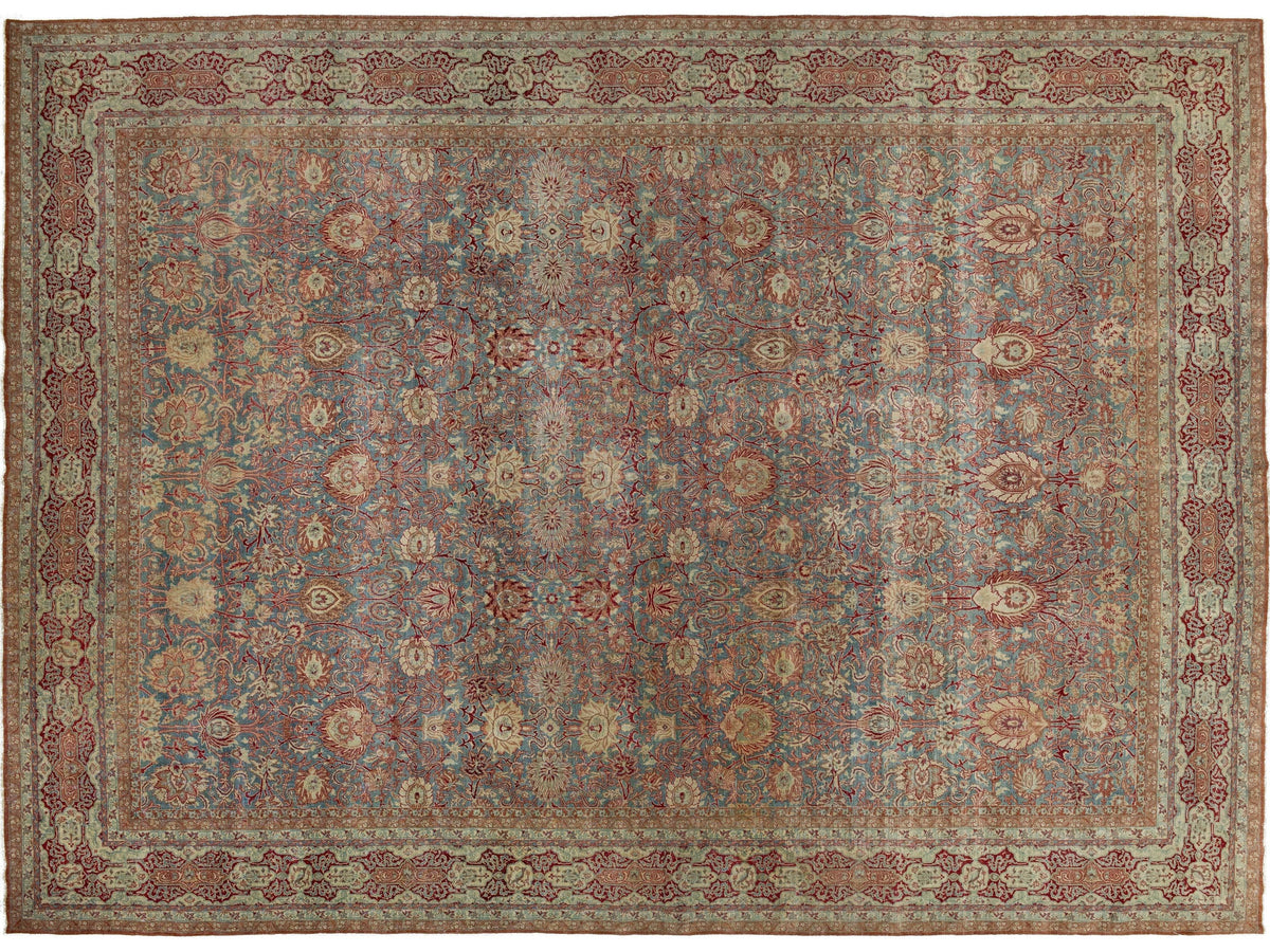 Antique Malayer Wool Rug 12 X 17