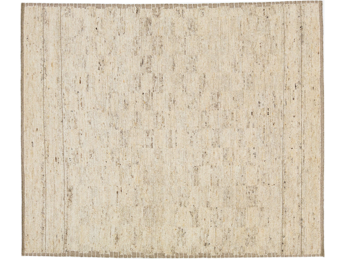 Modern Moroccan Wool Rug 8 X 10