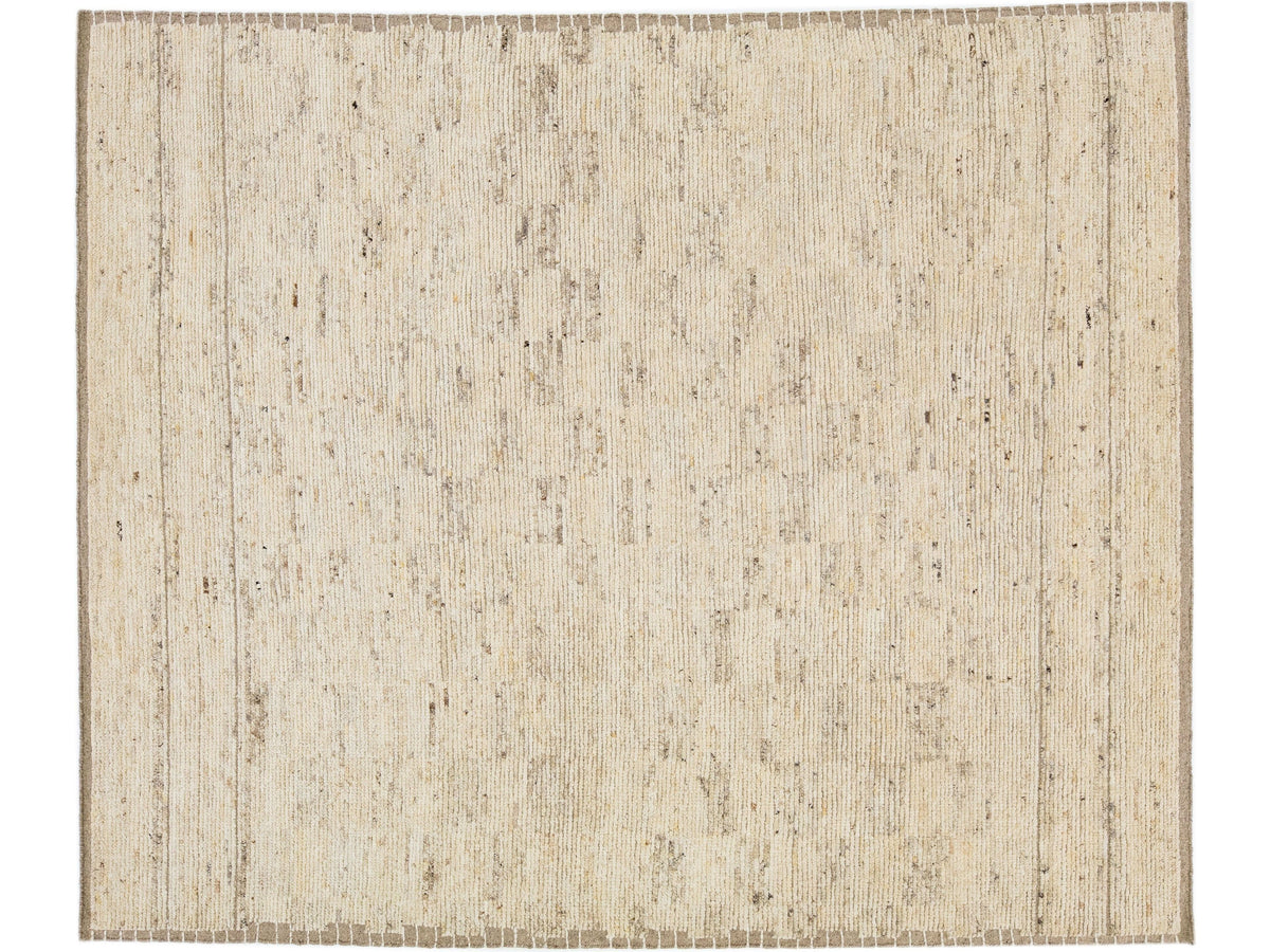 Modern Moroccan Wool Rug 8 X 10