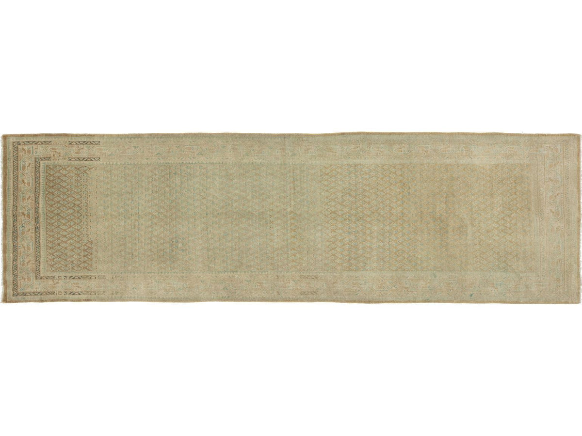 Antique Malayer Wool Runner 4 X 13