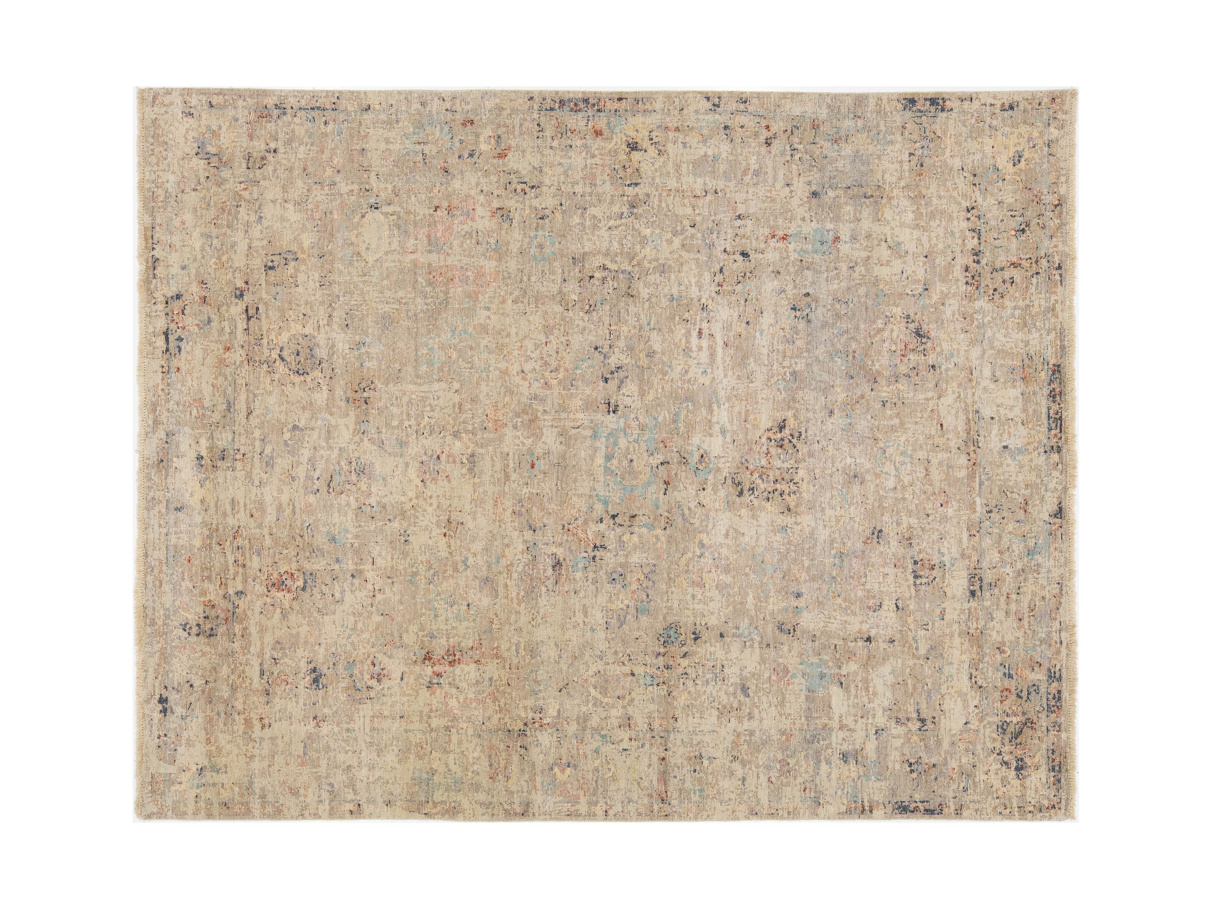 Modern Transitional Wool Rug 8 X 10