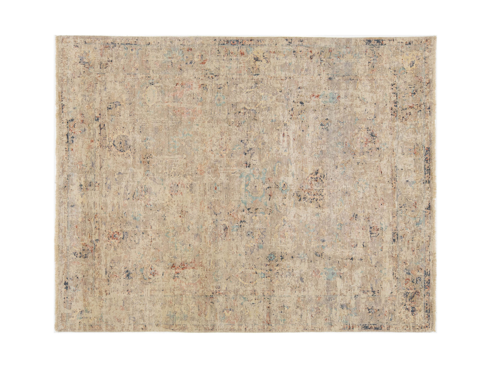 Modern Transitional Wool Rug 8 X 10