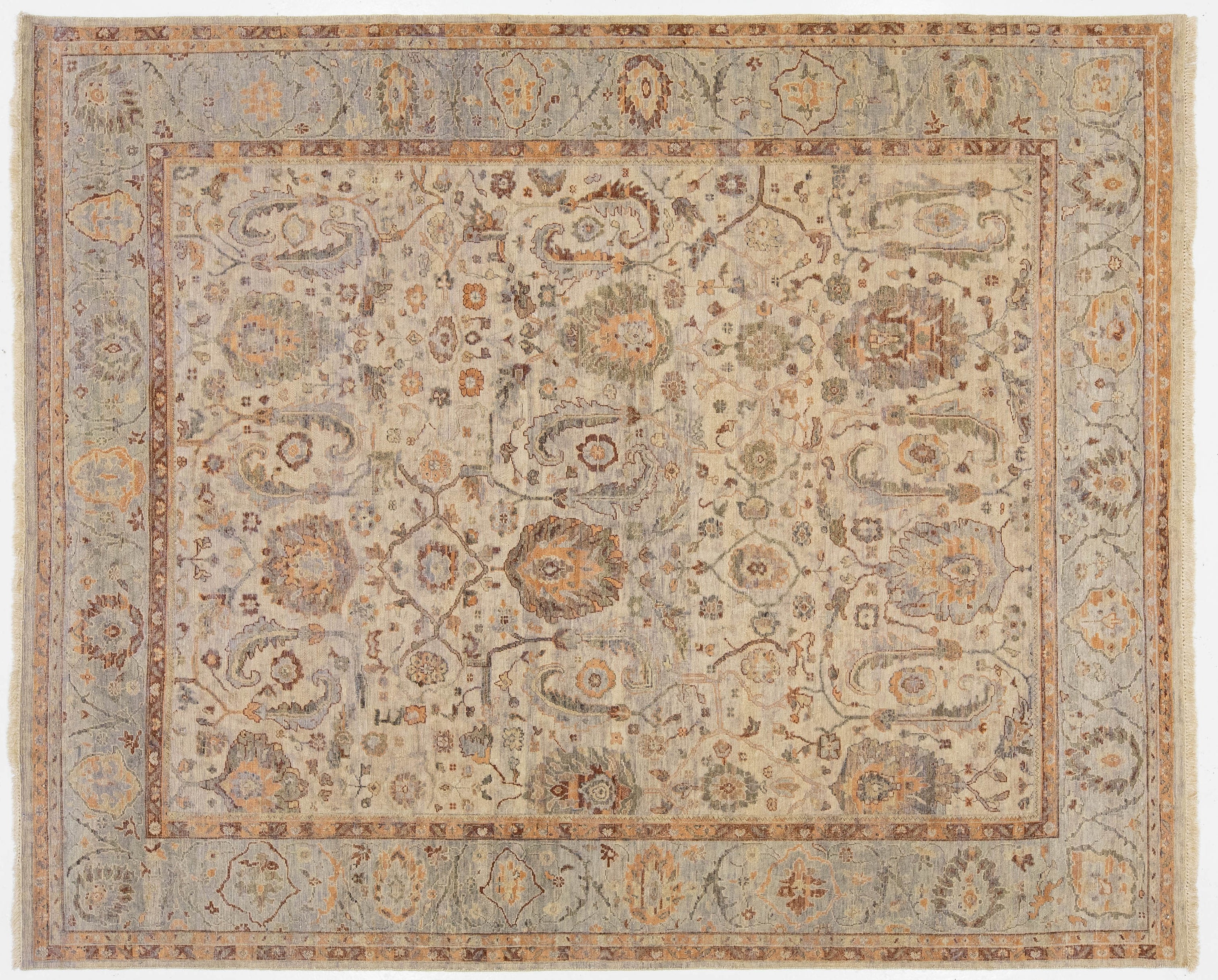 Modern Tabriz Wool Rug 8 X 10