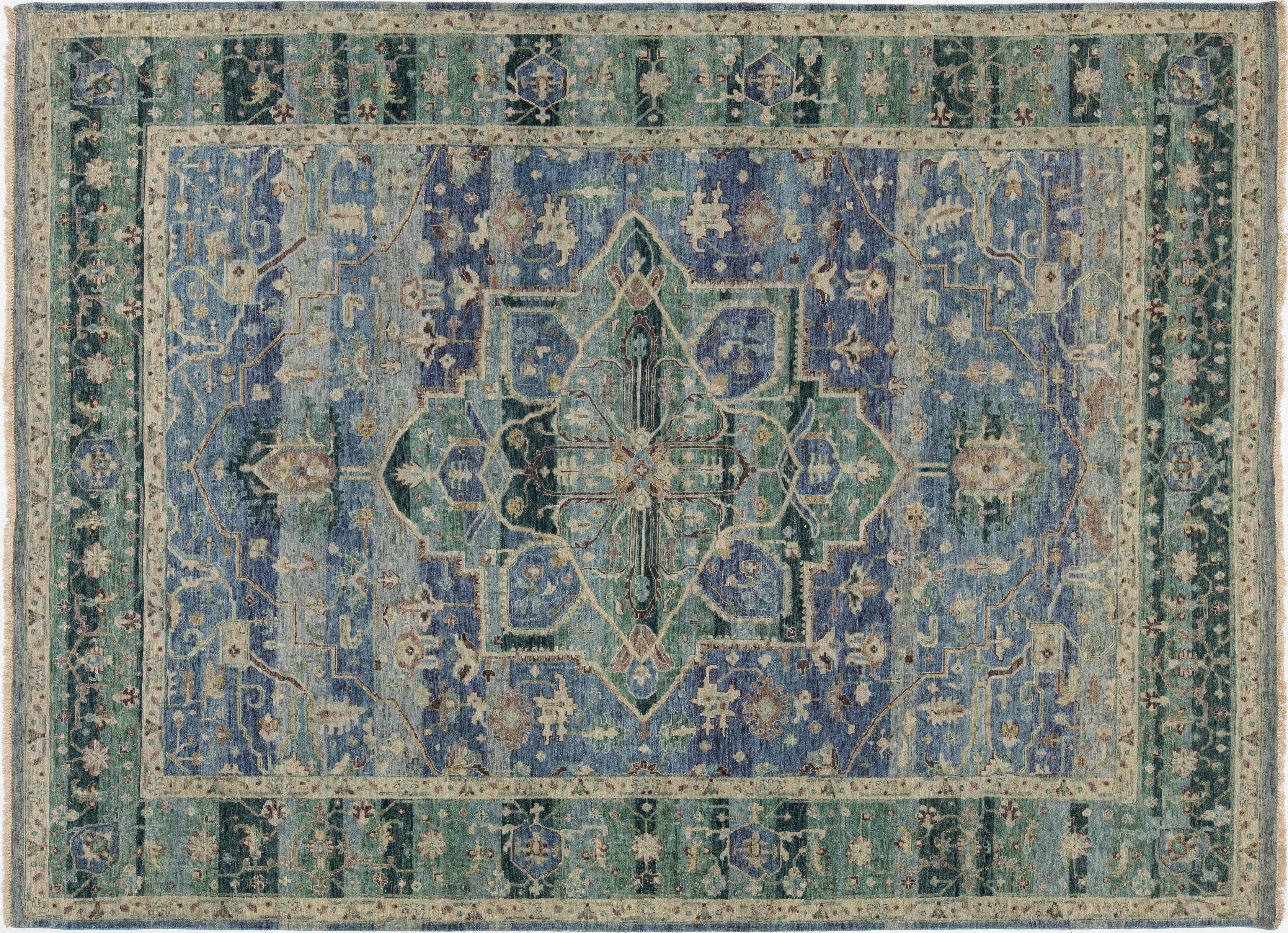 Modern Tabriz Wool Rug 8 X 11