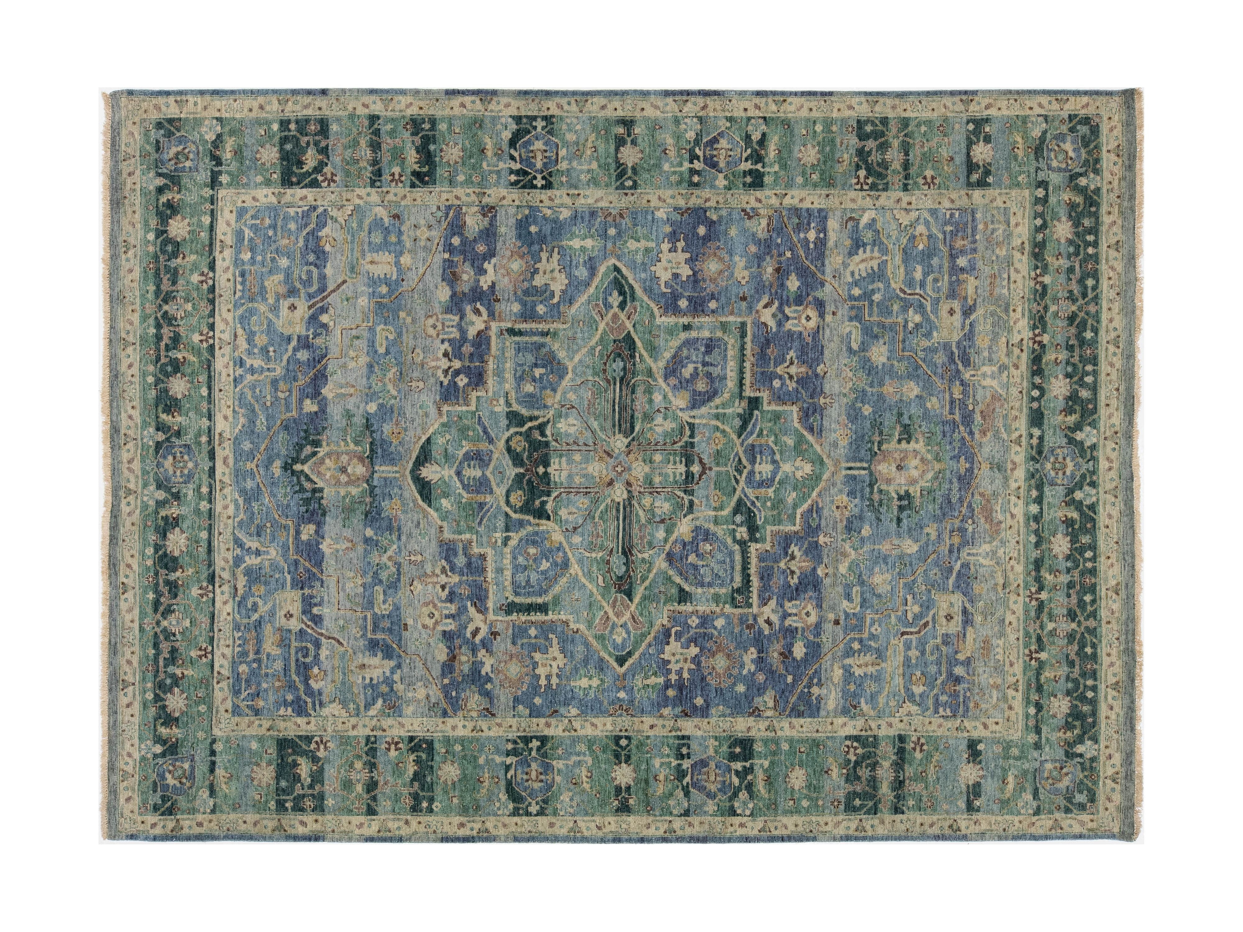 Modern Tabriz Wool Rug 8 X 11