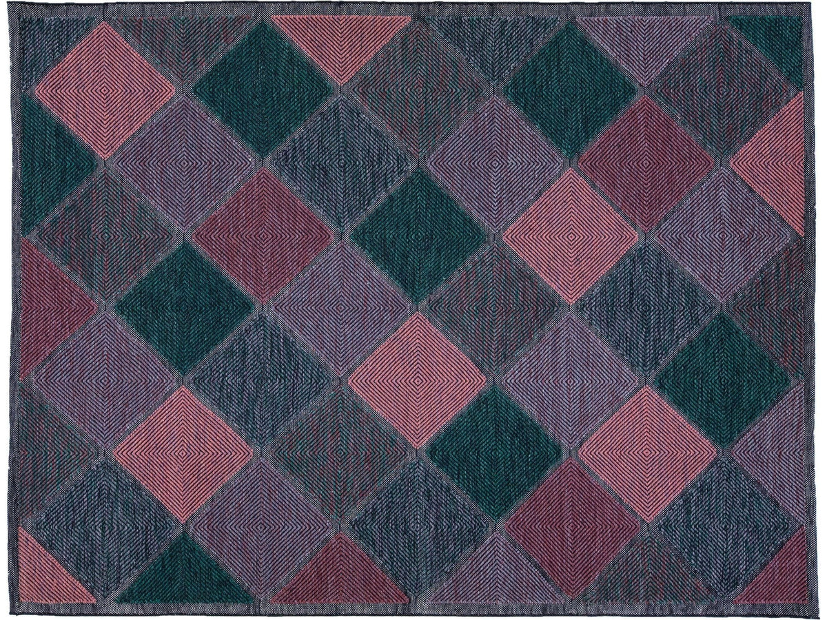 Modern Swedish Wool Rug 9 X 12