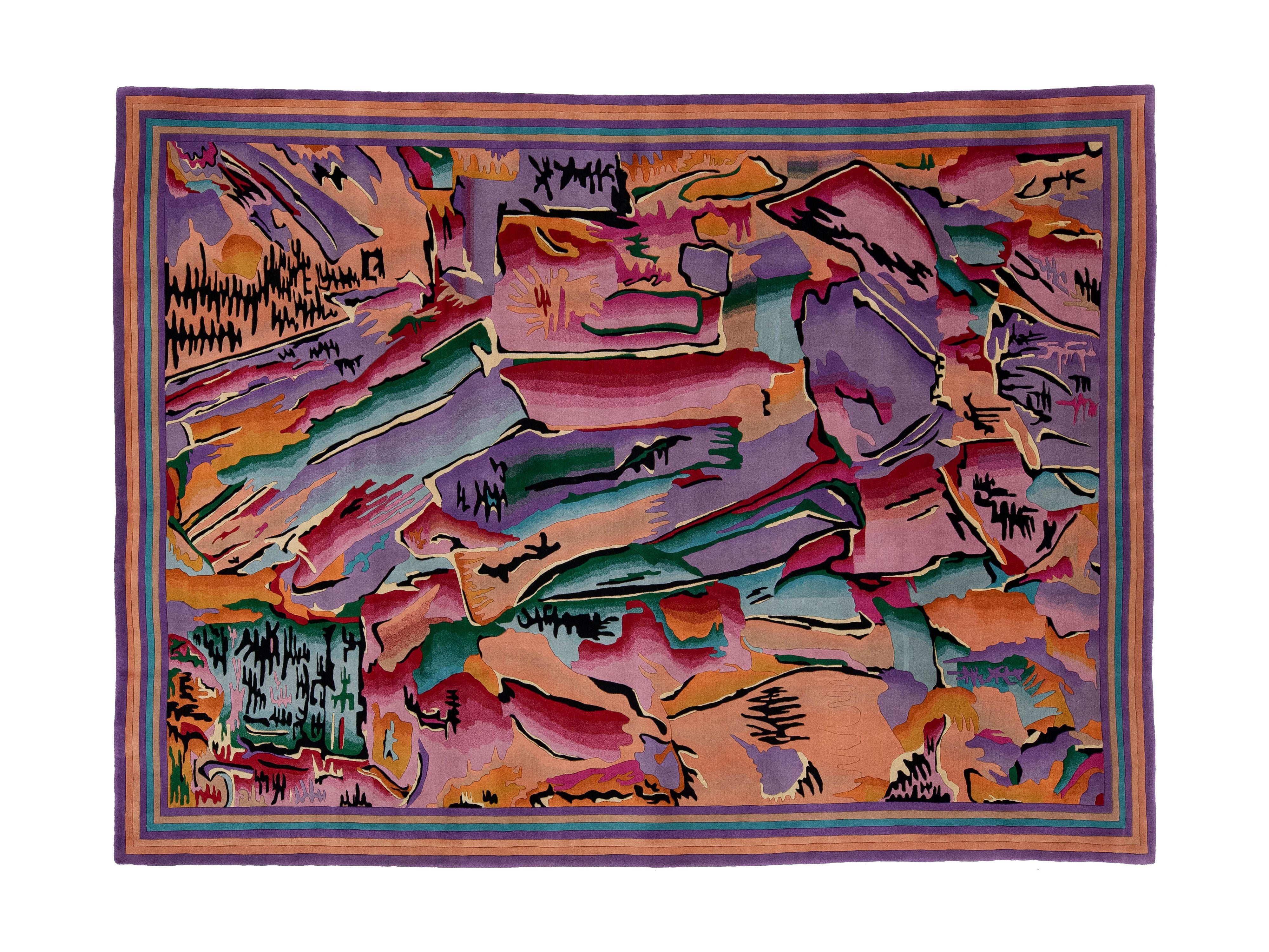 Modern Art Deco Chinese Rug 9 X 12