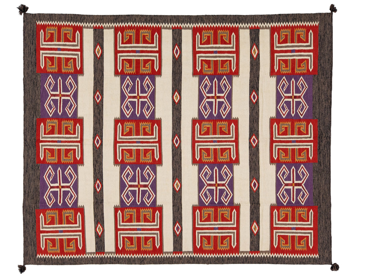 Modern Navajo Wool Rug 8 X 10