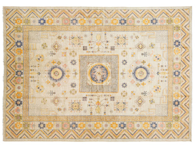 Modern Khotan Wool Rug 10 X 14