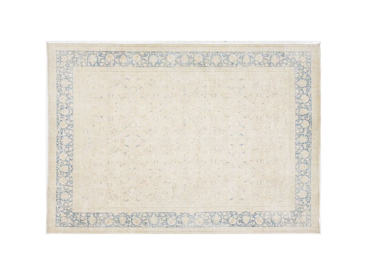 Antique Kerman Wool Rug  11 X 15