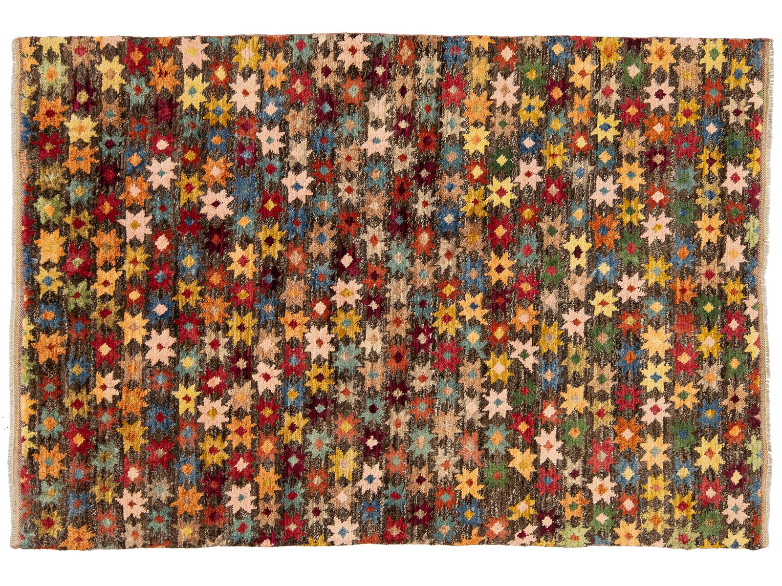 Modern Baluch Wool Rug 6 X 8