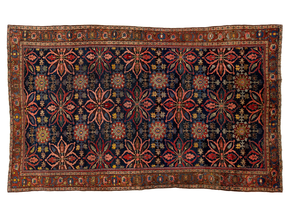 Antique Bidjar Wool Rug 8 X 14
