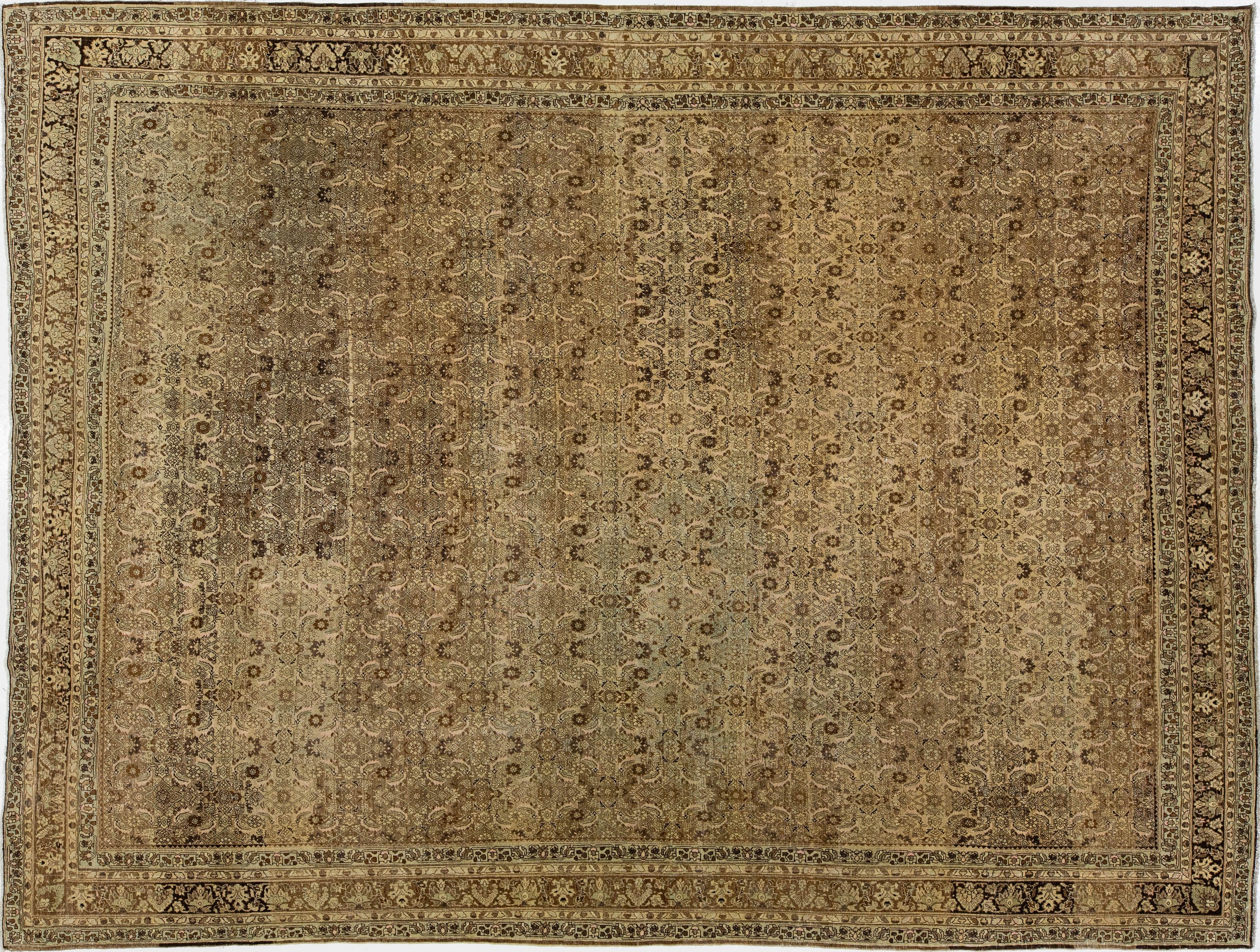 Antique Bidjar Wool Rug 11 X 14