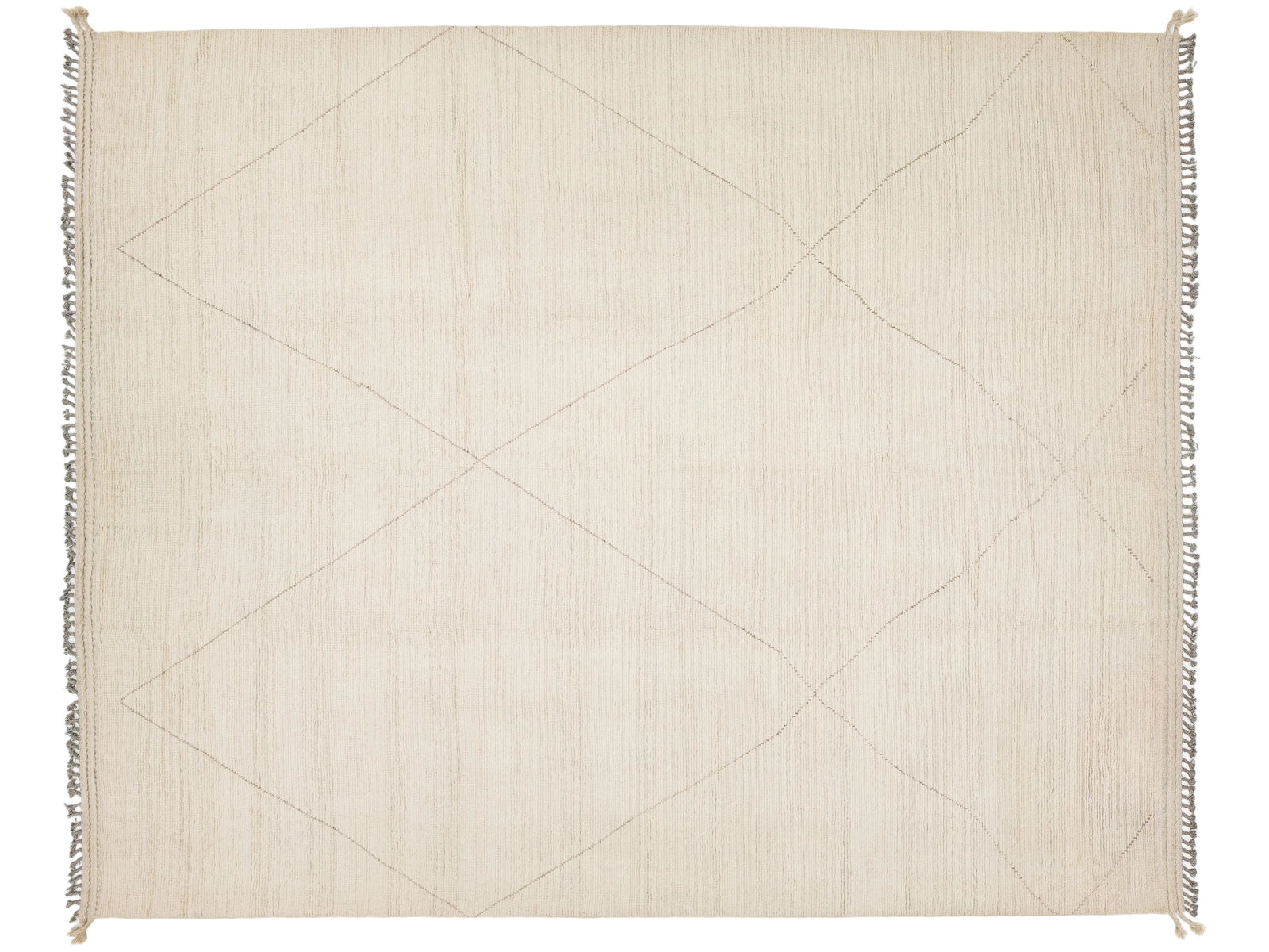 Modern Moroccan Wool Rug 12 X 15