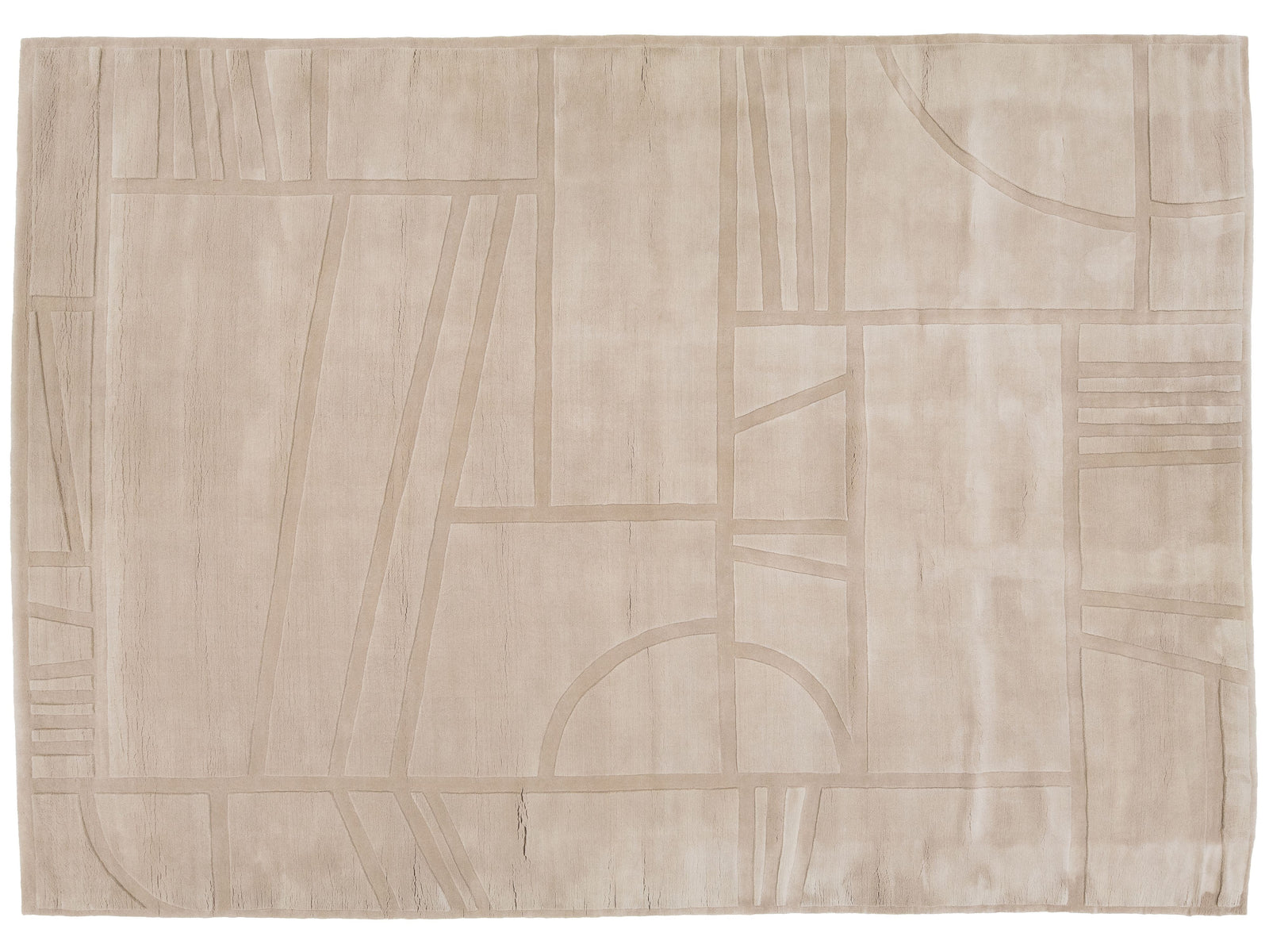 Modern Wool Rug 10 X 14