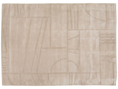 Modern Wool Rug 10 X 14