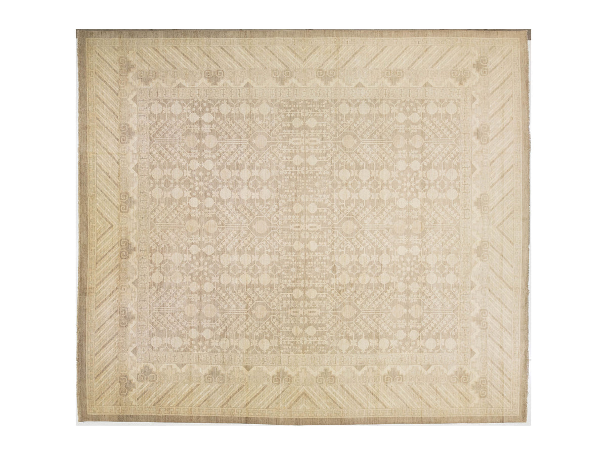 Modern Khotan Wool Rug 18 X 20
