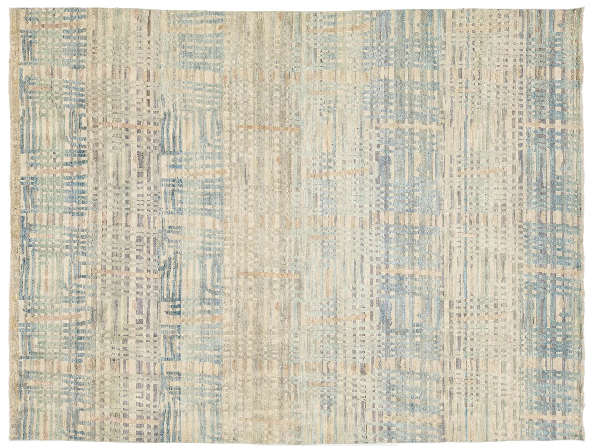 Modern Wool Rug 9 X 12
