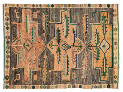 Modern Baluch Wool Rug 6 X 8