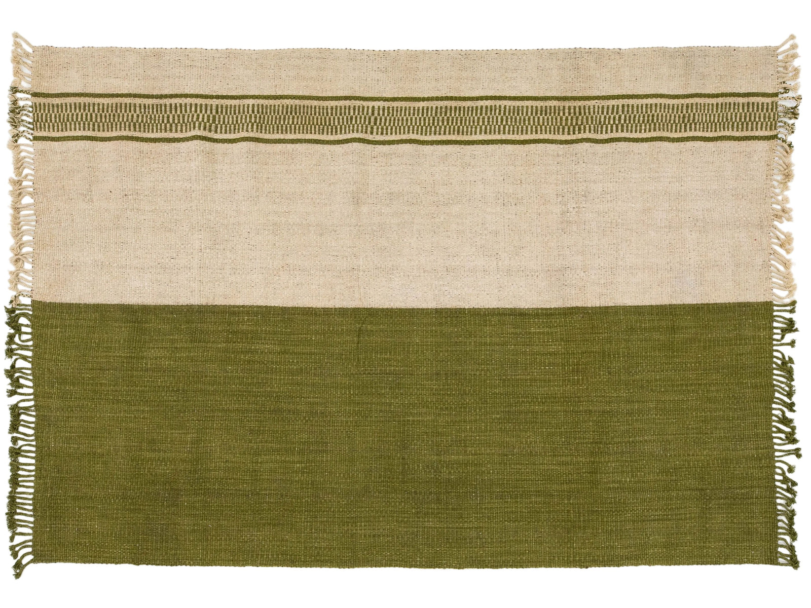 Modern Kilim Flatweave Wool Rug 8 X 12
