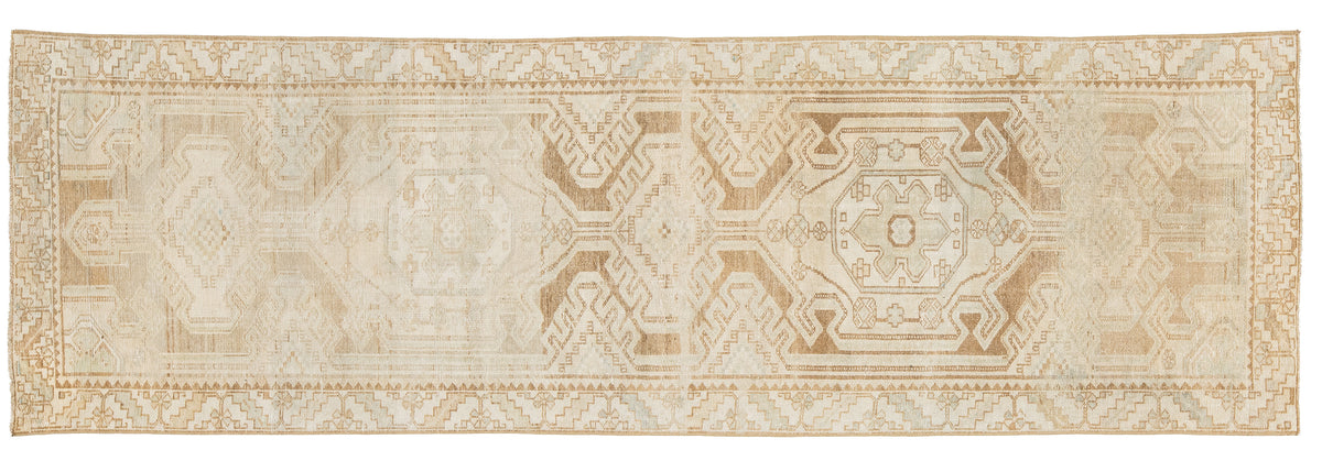 Antique Anatolian Wool Runner 3 X 10