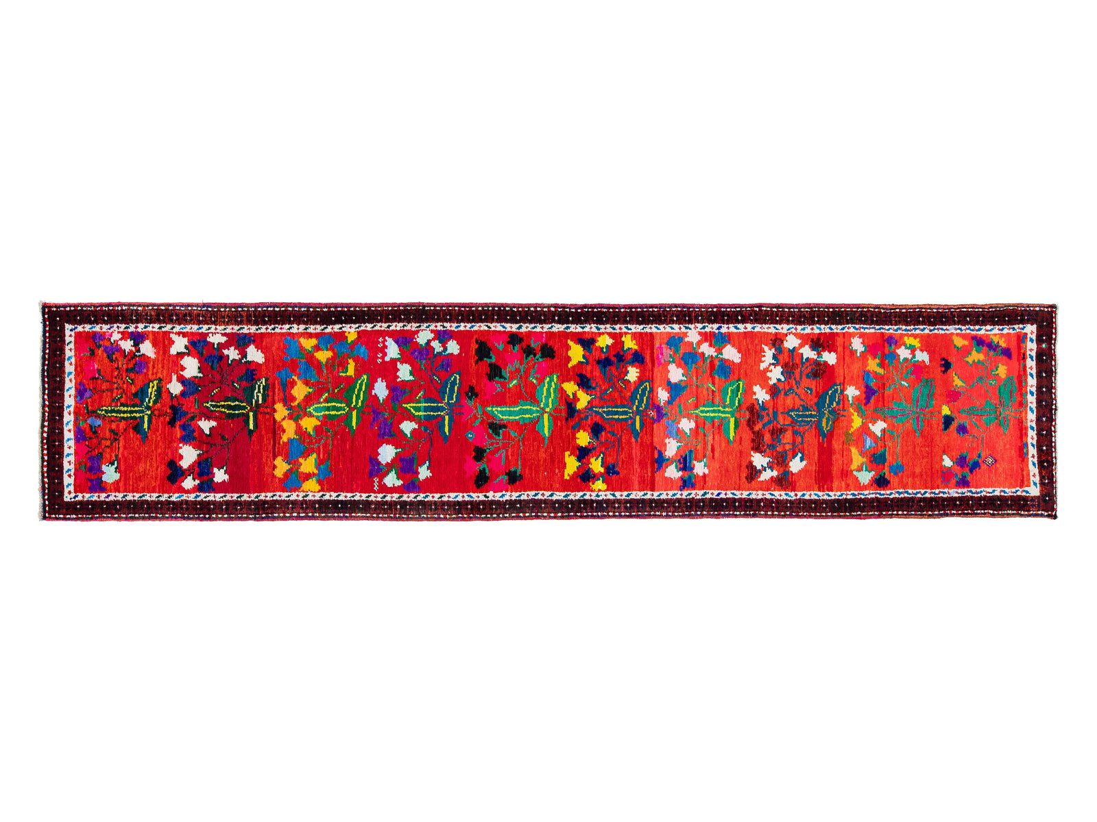 Vintage Turkish Wool Runner 3 X 12
