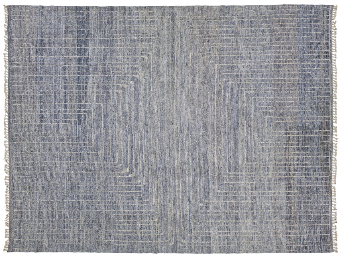 Modern Moroccan Wool Rug 12 X 16