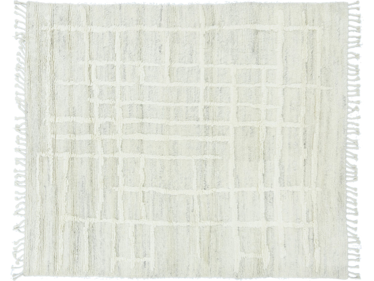 Modern Safi Collection Wool Rug 8 X 10