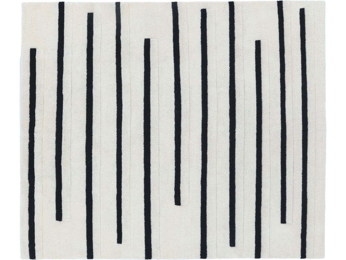 Modern Safi Collection Wool Rug 8 X 10