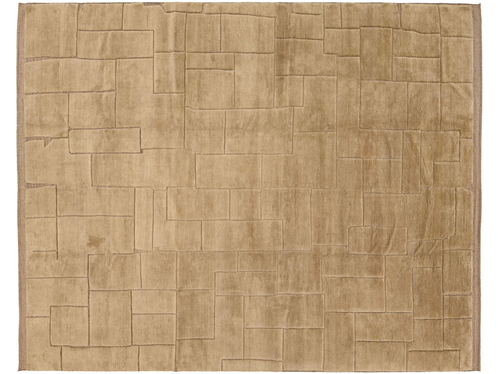 Modern Moroccan Wool Rug 12 X 15