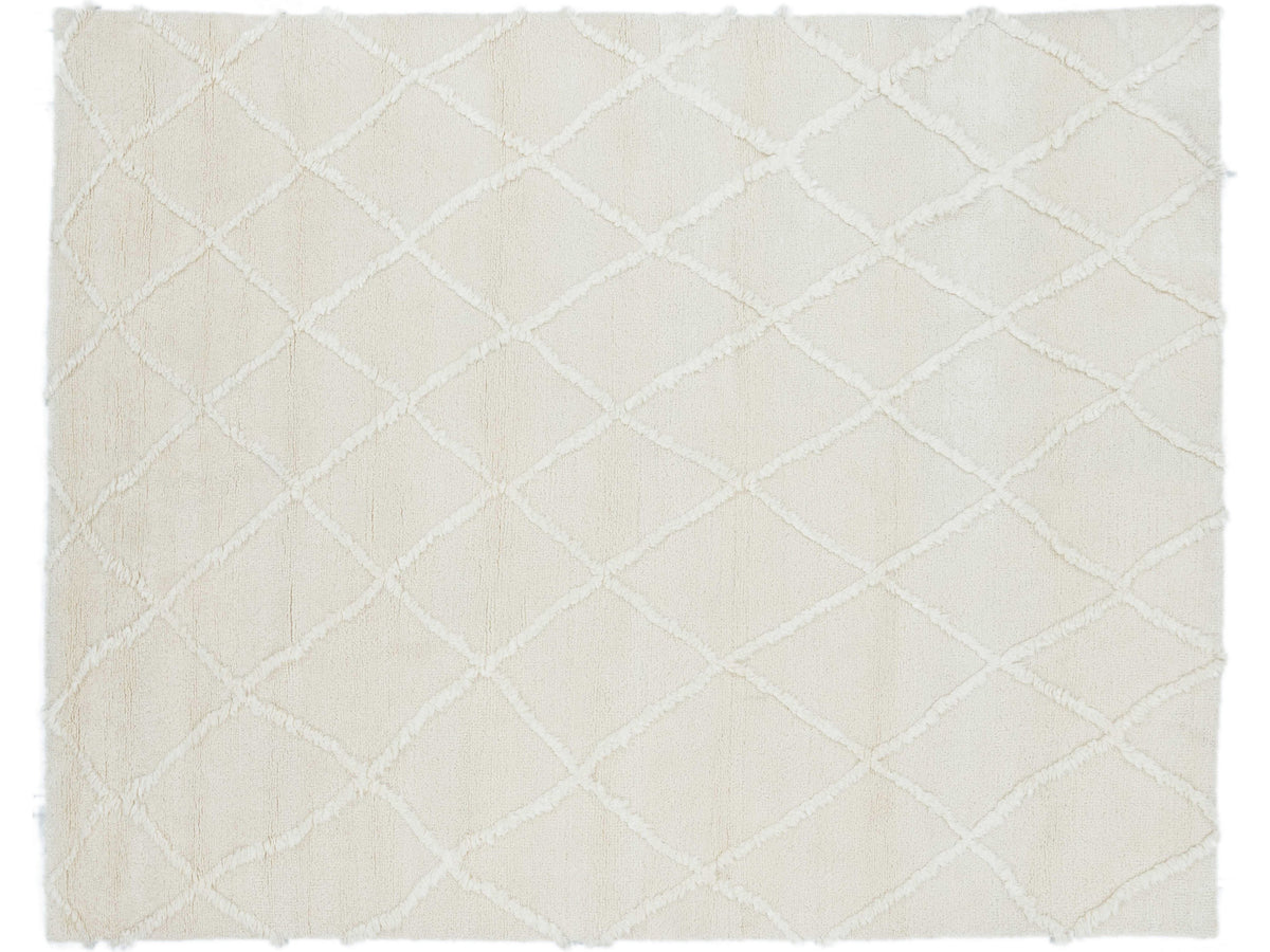 Modern Safi Collection Wool Rug 8 X 10