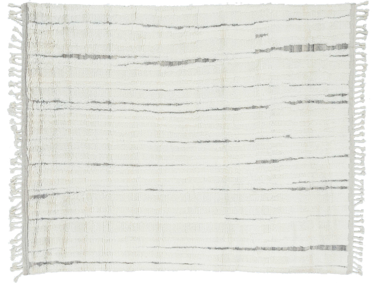 Modern Safi Collection Wool Rug 8 X 10