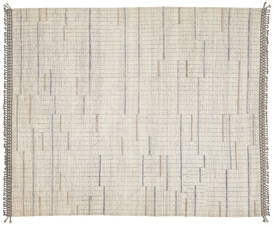 Modern Moroccan Wool Rug 12 X 15