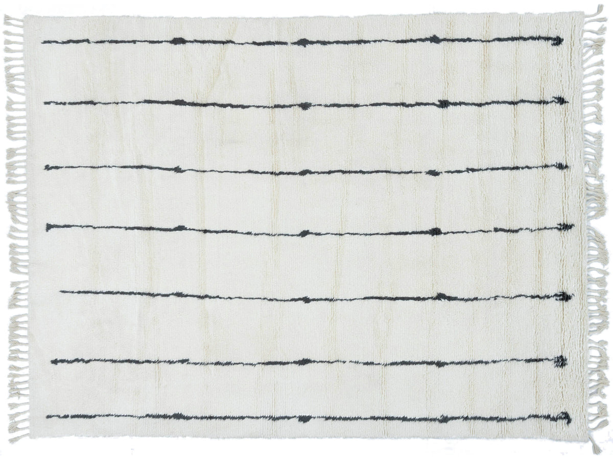 Modern Safi Collection Wool Rug 9 X 12