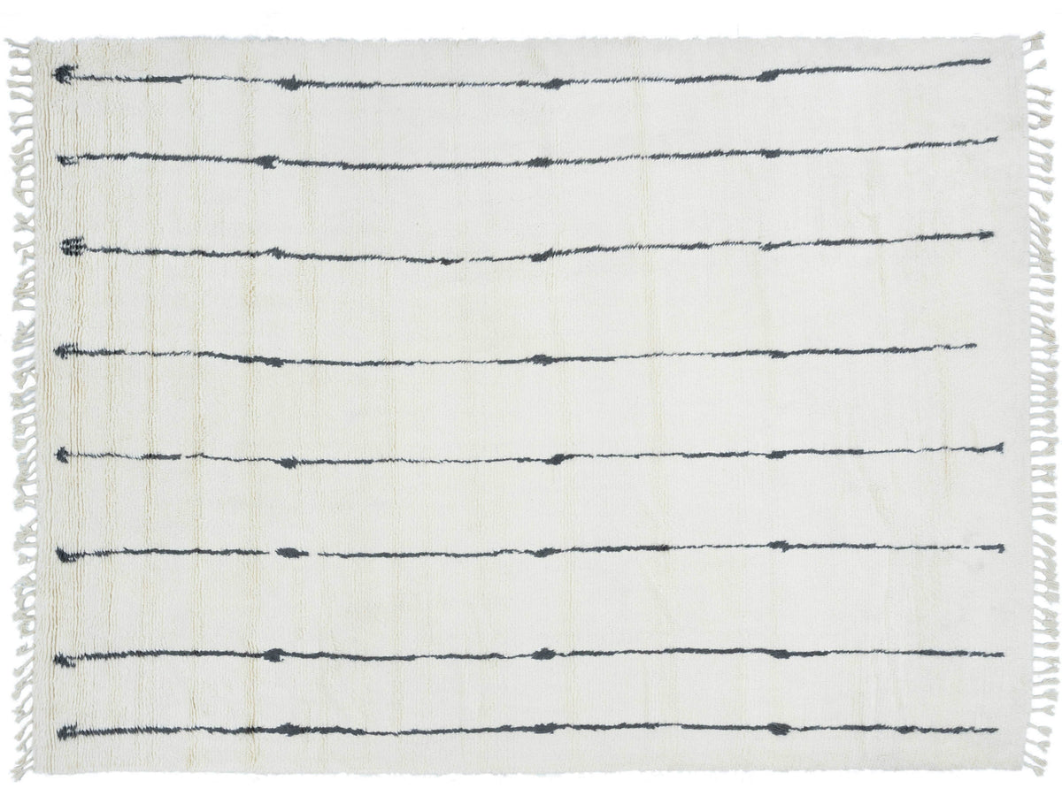 Modern Safi Collection Wool Rug 10 X 14