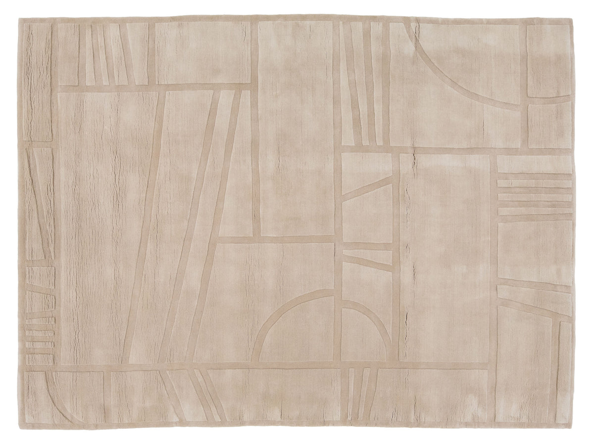 Modern Wool Rug 9 X 12