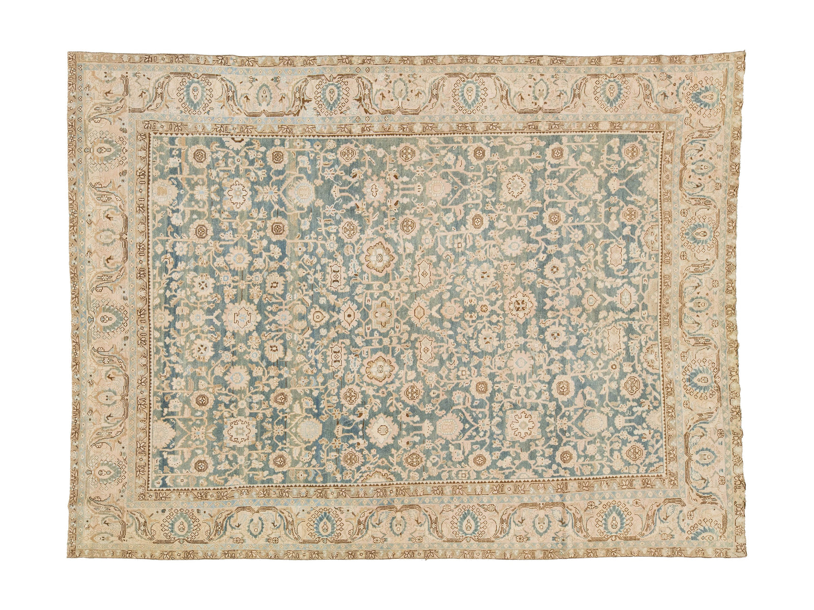 Antique Malayer Wool Rug 10 X 13