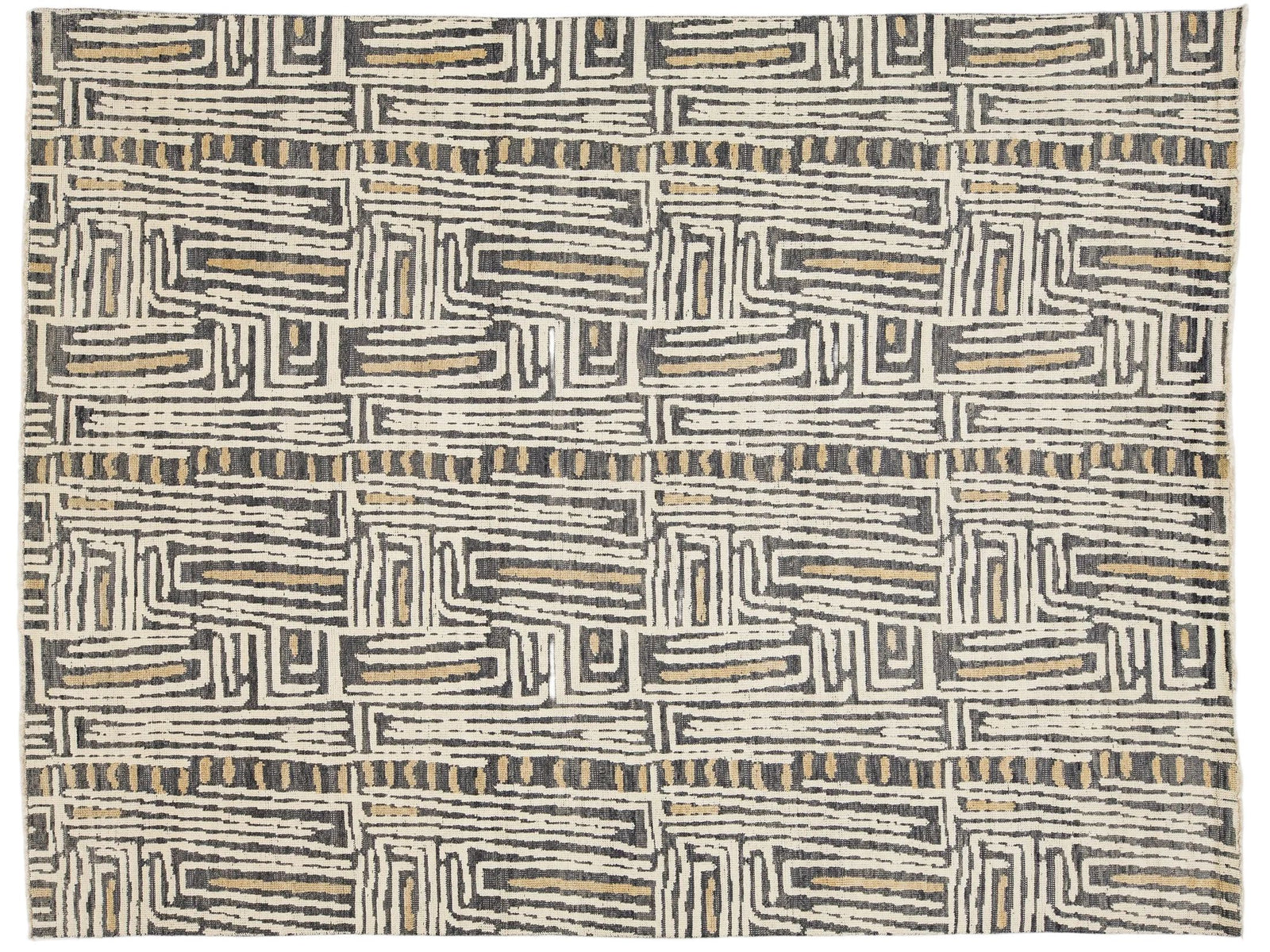 Modern Wool Rug 9 X 12